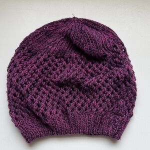 Purple Knit Cap